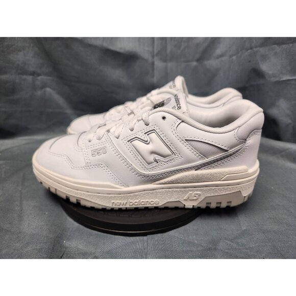 New Balance Boys 550 Athletic Sneakers GSB550PB White Grey Size 6.5 NEW IN BOX! - Picture 5 of 13
